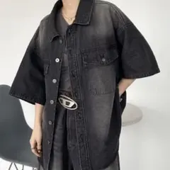 sedacle セダクル デニムジャケット デニムシャツ ブラック 黒