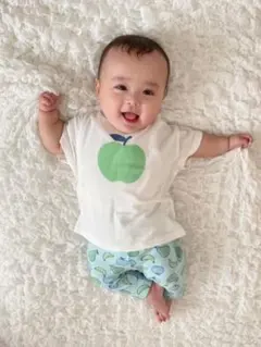 【新品未使用】ユニクロ　7分丈レギンス　90サイズ