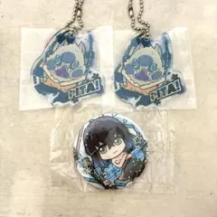 鬼滅の刃　嘴平伊之助　ぴた！でふぉめ　缶バッジ　アクリルキーホルダー まとめ売り