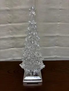 LED クリスタルツリー ライトアップ クリスマス インテリア スノードーム風