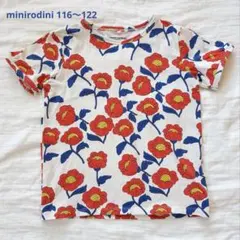minirodini フラワー　Tシャツ　116〜122のサムネイル