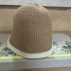Avail メッシュ編み バケットハット ブラウンのサムネイル