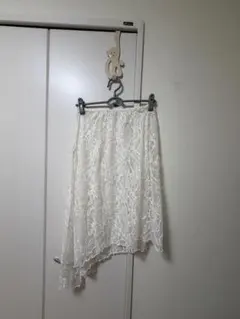 レース ロングスカート ホワイト レイヤードのサムネイル