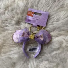 ラプンツェル カチューシャ　キーチェーン　香港ディズニー