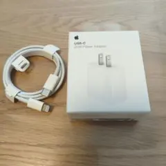 iPhone付属品Apple 20W USB-C電源+ ケーブルアダプター