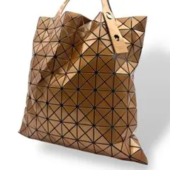 イッセイミヤケ トートバッグ 腕掛け バオバオ 塩化ビニル樹脂 オレンジ系 ロゴ