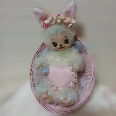 ユメミルBear モカ　ハンドメイド　ぬいぐるみ　アートドール ハンドメイド) ユメミルBear モカ ぬいぐるみ アートドール - メルカリ