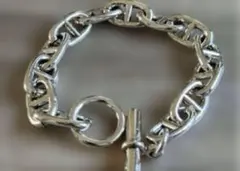 アンカーチェーン　シェーヌダンクル　シルバー　 ブレスレット【ほぼ新品】