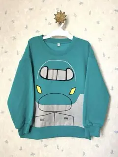 トレーナー　 120 新幹線　ハヤブサ　はやぶさ キッズ　裏起毛