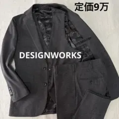 希少 9万 デザインワークス 3ピーススーツ セットアップ 44 ジャケットのサムネイル