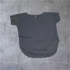 UNIQLO ユニクロ　ダークグレー 半袖 Tシャツ ラウンドネック　Mサイズ