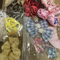 新品　レディース　キッズ　ヘアアクセサリー　セット まとめ売り　ゴム　大量