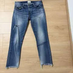 Ungrid ダメージ加工 スキニーデニム 26