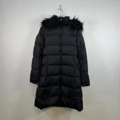 Theory ブラック ダウンジャケット フード付き