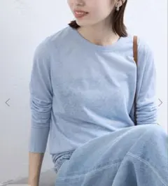 SLOBE IENA スラブ天竺クルーネックロンTEE