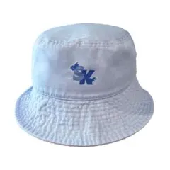 シャーマンキング　ロゴ入り　バケットハット　美品　水色　ブルー バケハ