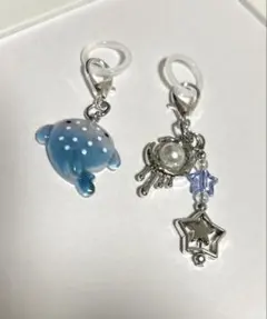 ジンベイザメと艶キラ星(そらいろ)めじるしアクセサリー アンブレラ