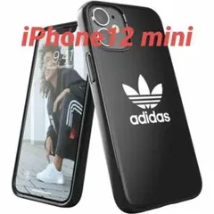 アディダス iPhone12 ｍini 用TPUケース ブラックのサムネイル