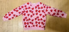 H&M ハート柄 トレーナー 130cm