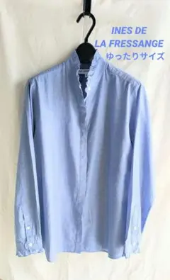 ユニクロ イネス コットンローン フリルブラウス XXL 大きいサイズ