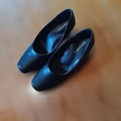 fuwaraku ブラック パンプス 22.0