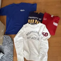 トレーナー3枚と半袖TシャツサイズL