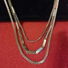 3例ヴィンテージ【モネ風】ネックレス