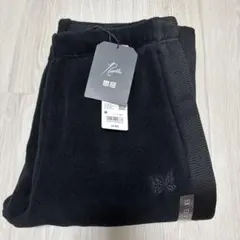 ユニクロ Needles フリースワイドパンツ Mサイズ 黒