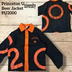 超希少★USA製プリンストン大学 “PU2000” ビアジャケット 黒オレンジのサムネイル