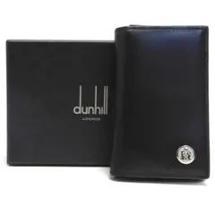 未使用 訳あり dunhill ダンヒル ６連キーケース レザー 黒 メンズ