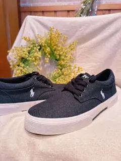 新品未使用　激レア✨Polo Ralph Lauren キャンバス　スニーカー