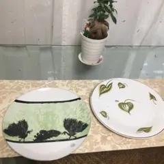 レトロ食器・皿/大皿プレート☆新品☆