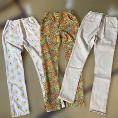 新品　未使用品　長ズボン　140サイズ　3点　女の子　まとめ売りのサムネイル