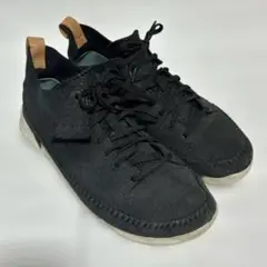 Clarks クラークストライジェニック フレックス スニーカーブラックヌバック