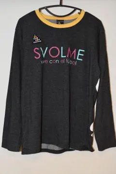 SVOLME 長袖 Tシャツ グレー【フットサル・サッカー・ジム・スポーツ】