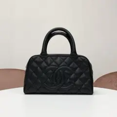 シャネル マトラッセ ココマーク ミニボストンバッグ ハンドバッグ