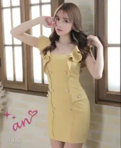 an キャバドレス sサイズ イエロー
