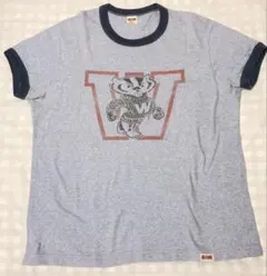 TAILGATE clothing ウィスコンシン大学リンガーＴシャツS ブルーのサムネイル