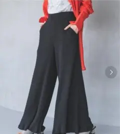 JEANASIS ジーナシス ヨウリュウプリーツワイドパンツ