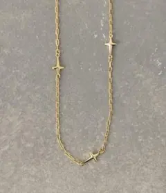 ゴールド 星型チャーム ネックレス