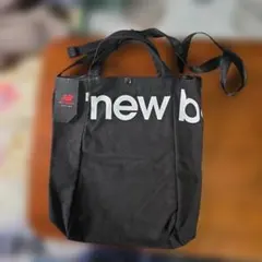 New Balance ロゴ トートバッグ ブラック