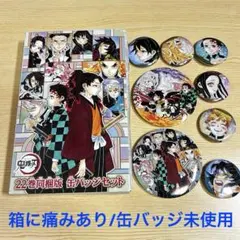 鬼滅の刃 22巻 同梱版 缶バッジセット 未使用 箱痛みあり 特装版特典