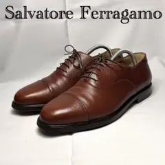 美品☆フェラガモ☆メンズ 革靴☆ブラウン☆ストレートチップ☆316のサムネイル