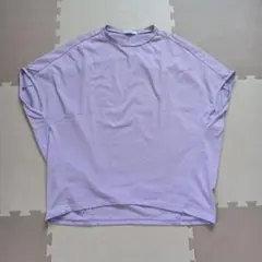 ショコラフィネローブ　半袖Tシャツ　フレンチスリーブカットソー　ライラック　紫Fのサムネイル