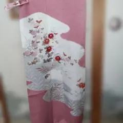 新品訪問着性絹刺繍しつけ糸付きのサムネイル