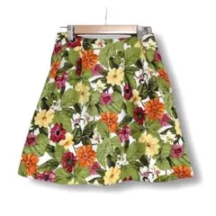 ラボラトリーワーク【M】フローラル柄フレアスカート　花柄　華やかのサムネイル