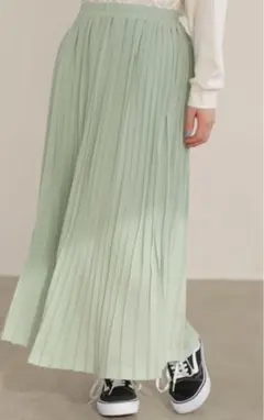 E hyphen world gallery カラープリーツスカート新品タグ付