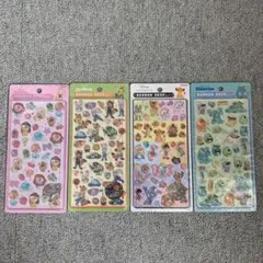 【正規品】ボンボンドロップシール　ディズニー　クラシック　プリンセス　4点セット