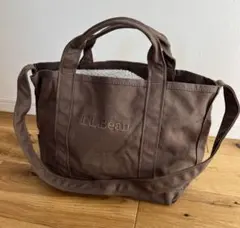 ほぼ未使用　LL.Bean ブラウン グローサリートートバッグ　茶　ショルダー