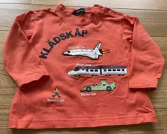 klädkåp 赤　長袖Tシャツ 90